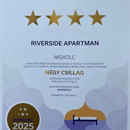 Apartment Riverside Apartman**** Miskolc